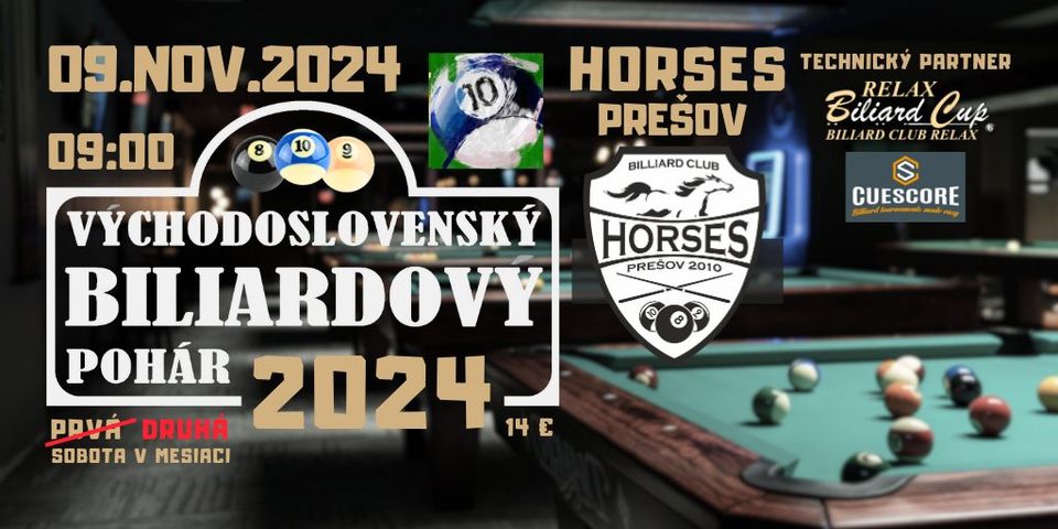 VÝCHODOSLOVENSKÝ BILIARDOVÝ POHÁR 2024 - 11