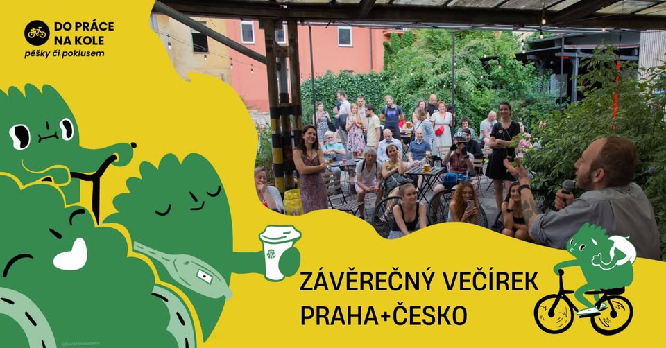Závěrečný večírek Do práce na kole Praha + Česko 2025