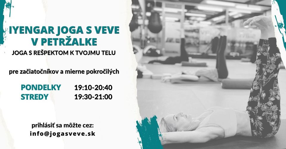 IYENGAR JOGA v Petržalke pre začiatočníkov a mierne pokročilých