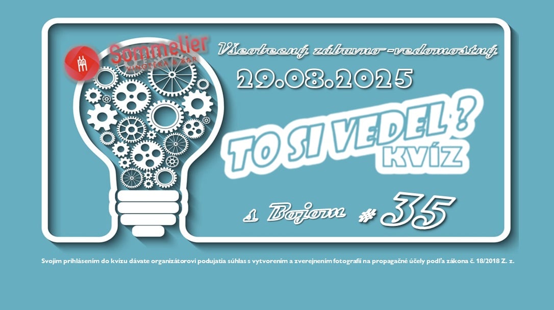 TO SI VEDEL? kvíz u Sommeliera