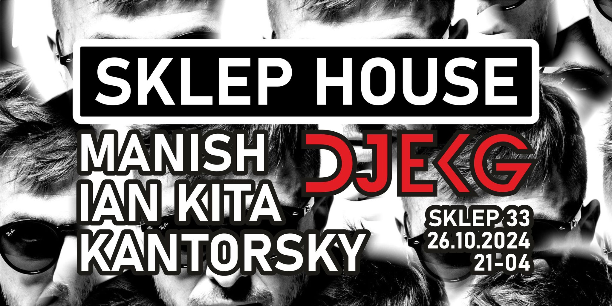 Sklep house with DJ EKG