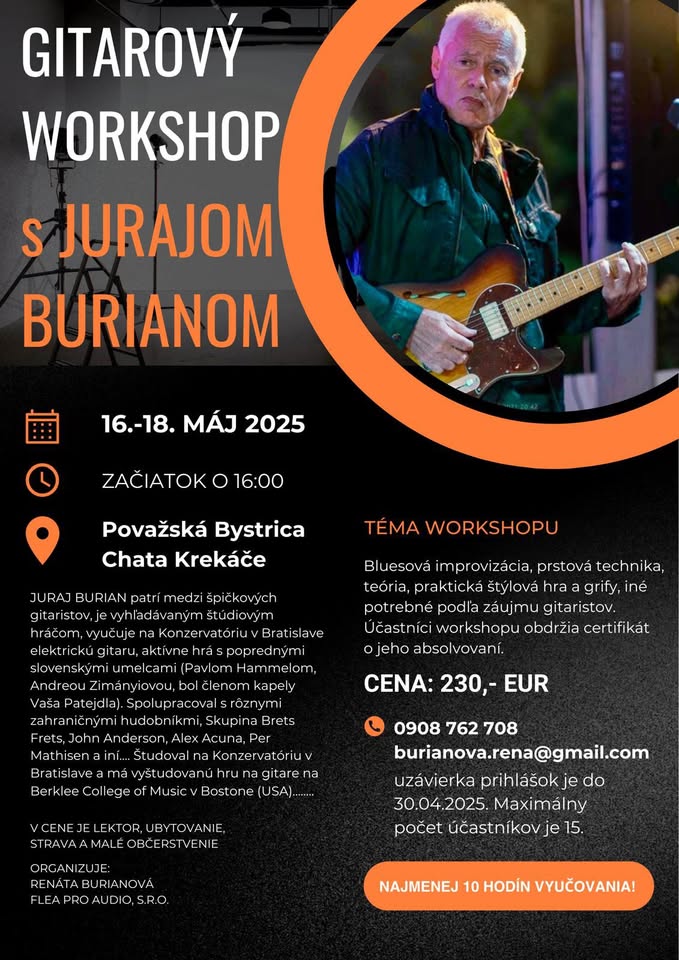 Gitarový workshop s Jurajom Burianom