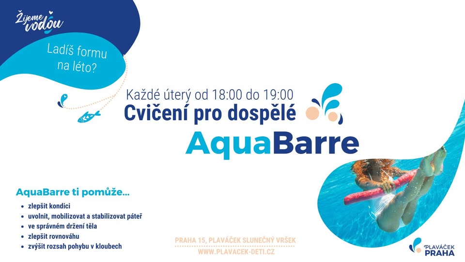 AquaBarre - cvičení ve vodě | Plaváček Praha