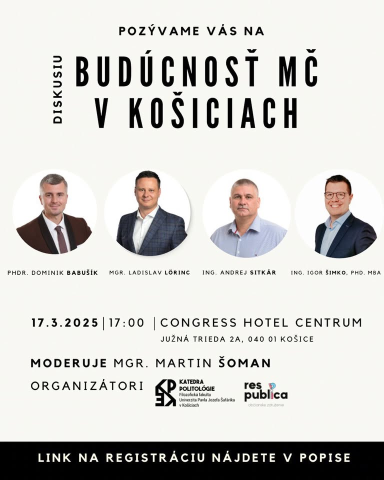 Budúcnosť MČ v Košiciach
