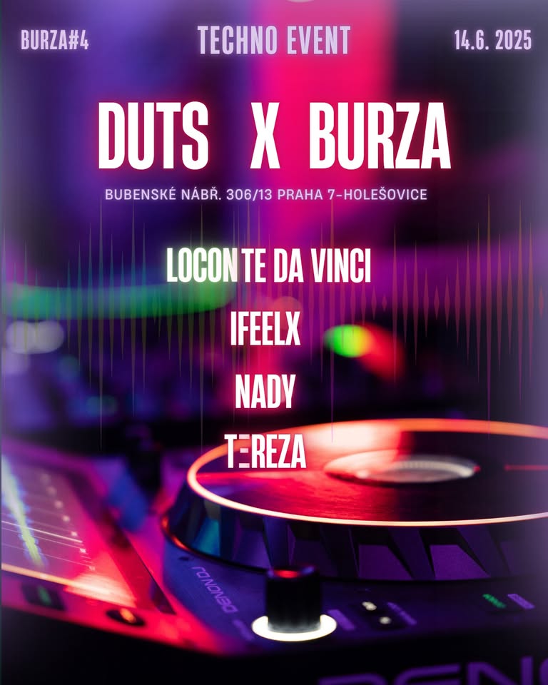 DUTS presents - DUtS X BURZA - techno event