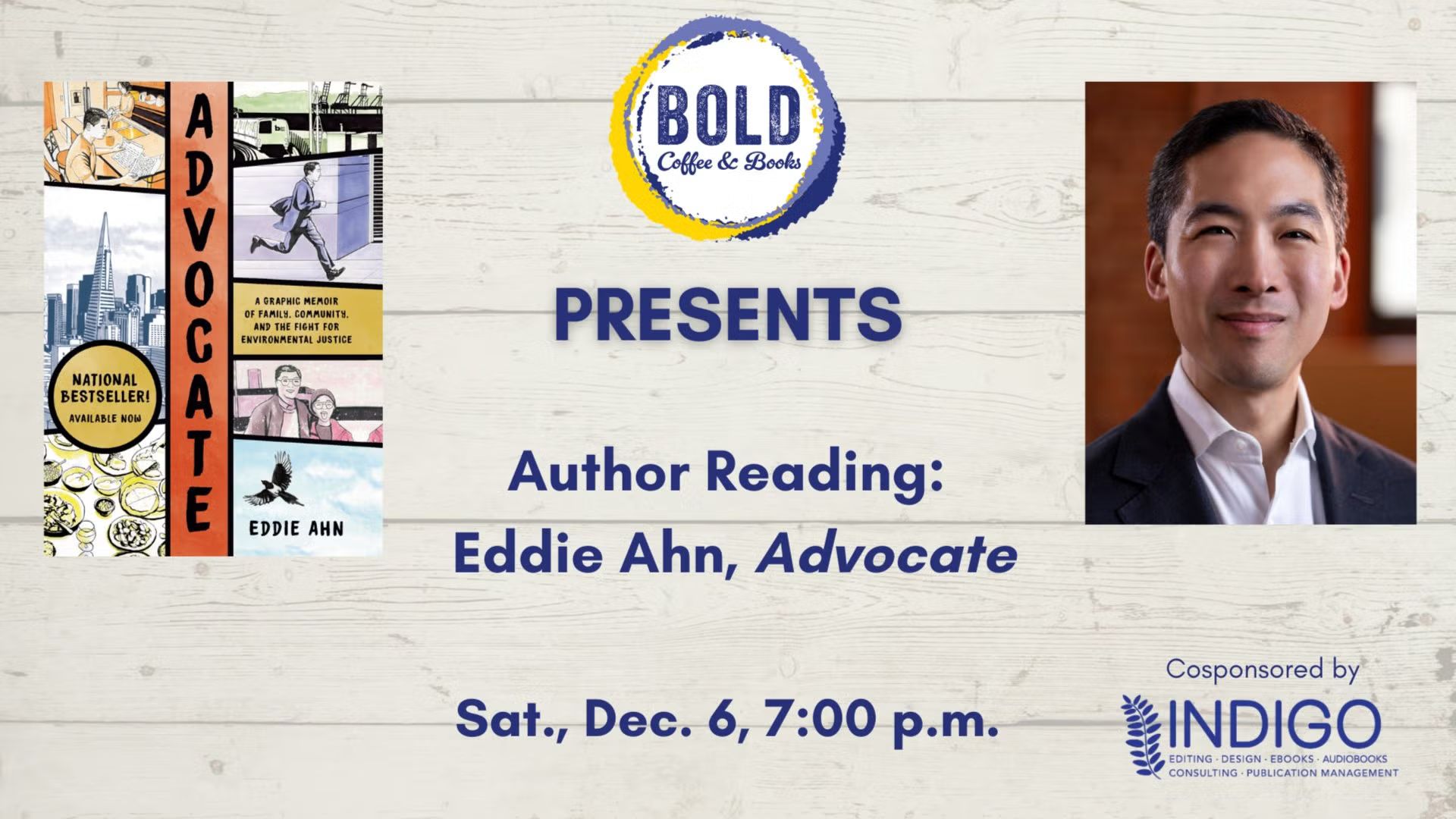 Author Reading: Eddie Ahn, Advocate