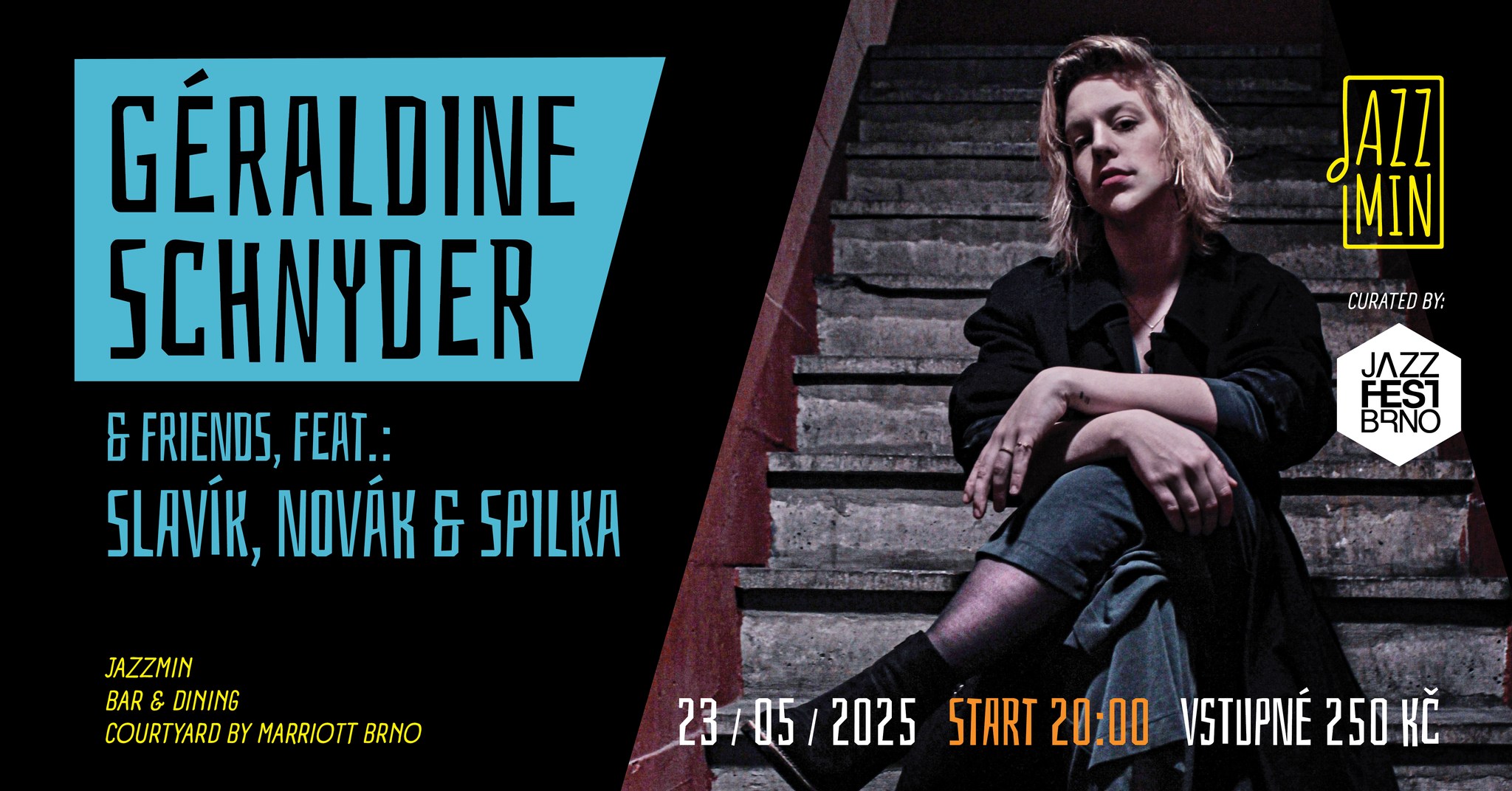 Géraldine Schnyder & Friends @ Jazzmin | feat. Slavík, Novák & Spilka