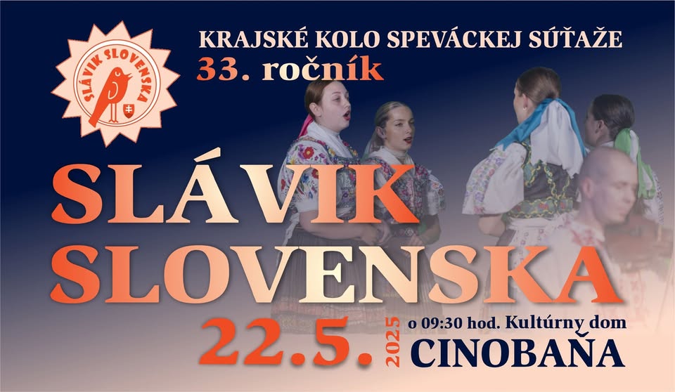 SLÁVIK SLOVENSKA 2025 - krajské kolo