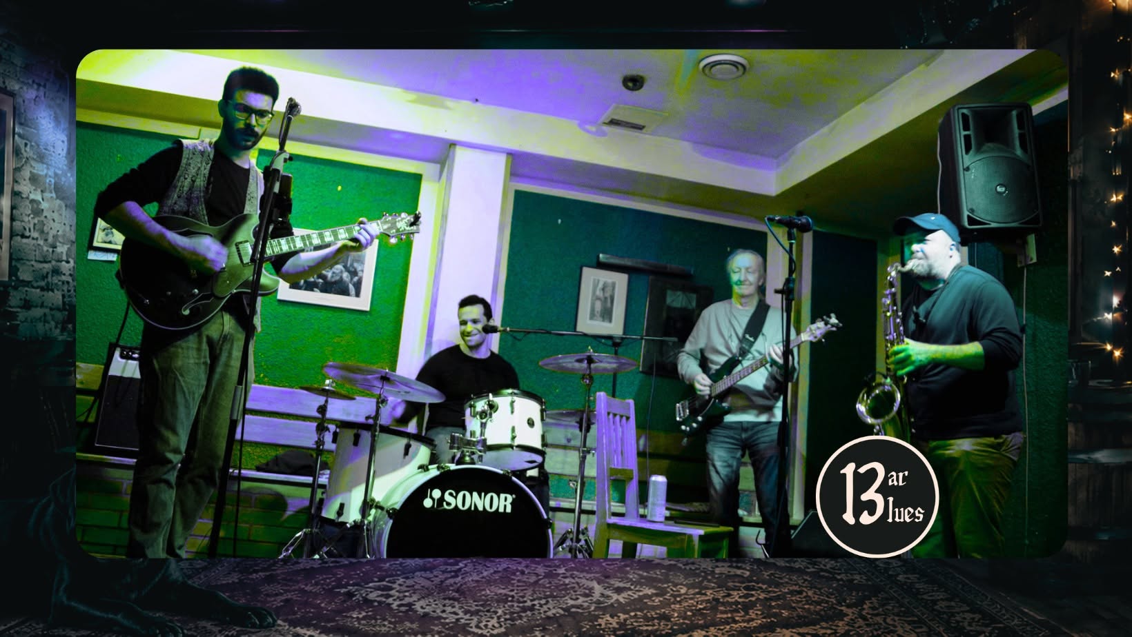 13-Bar Blues quartet @ Domeček na Kampě