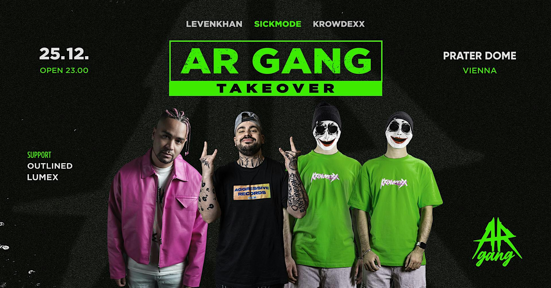 AR GANG TAKEOVER w/ SICKMODE | KROWDEXX | LEVENKHAN