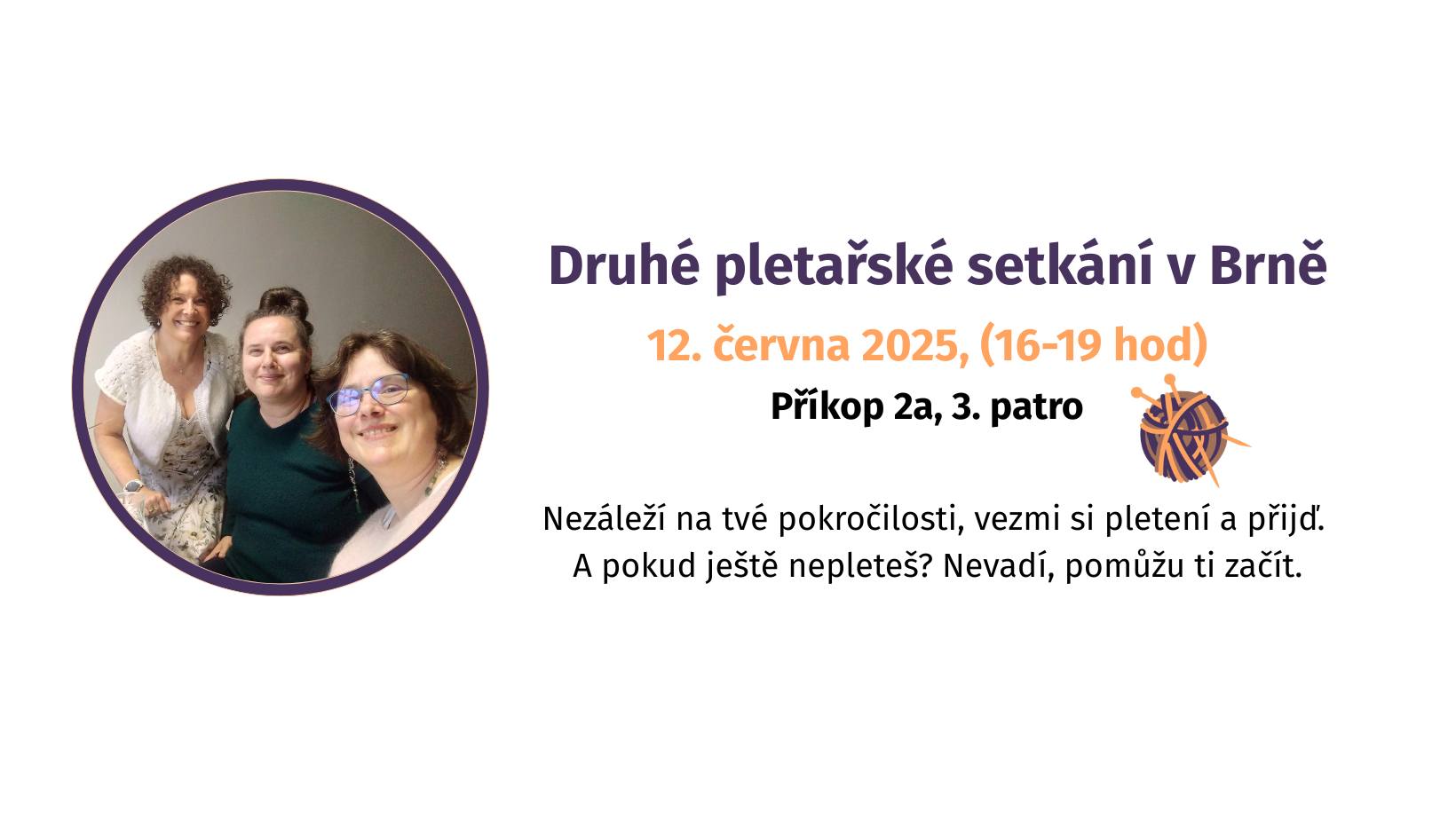 Druhé pletařské setkání v Brně (živě)