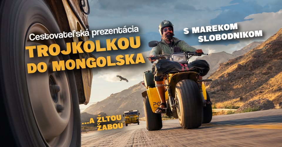 Banská Štiavnica- Trojkolkou do Mongolska s Marekom Slobodníkom