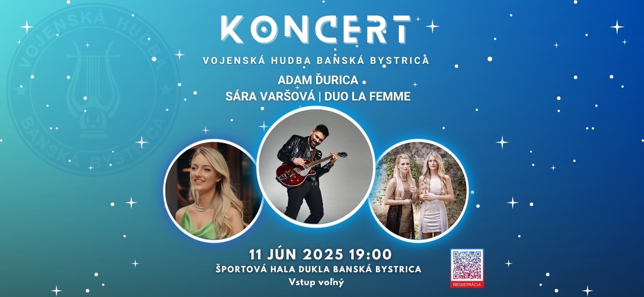 Koncert Vojenskej hudby Banská Bystrica