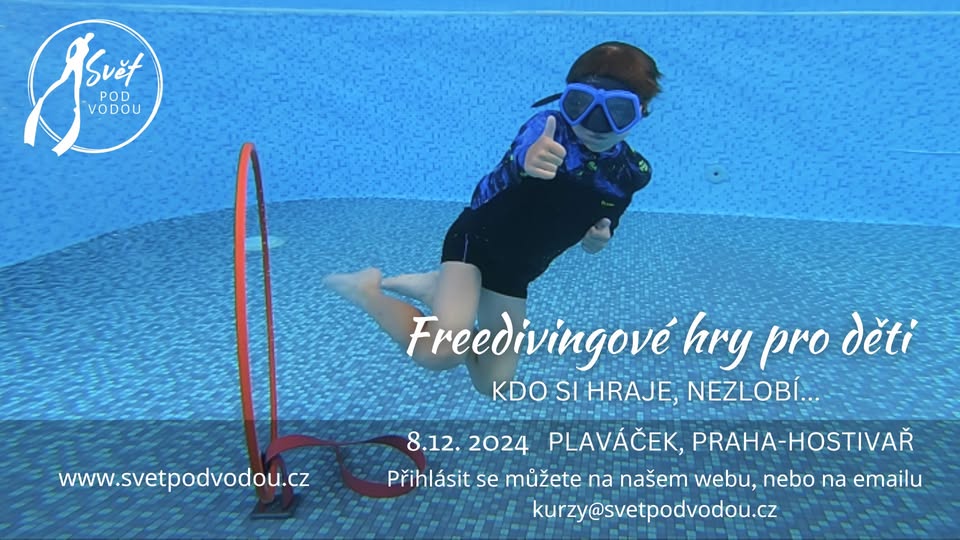 Freedivingové hry pro děti