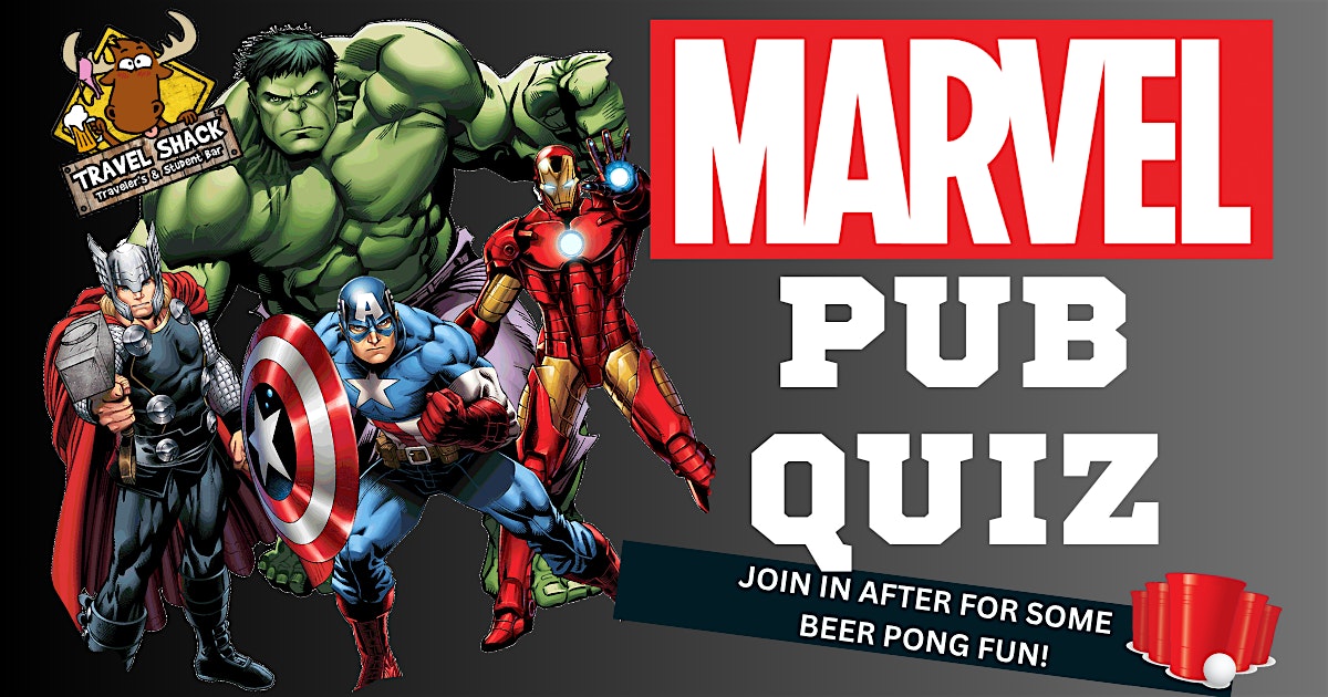 MARVEL THEME PUB QUIZ