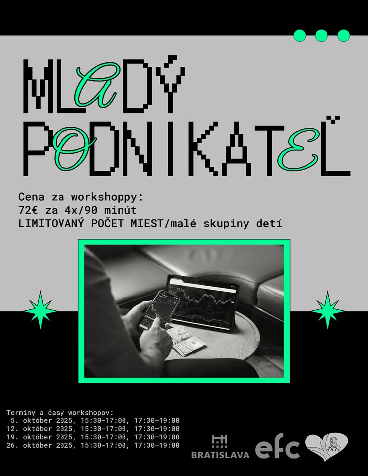 Workshop Mladý podnikateľ (staršie deti)