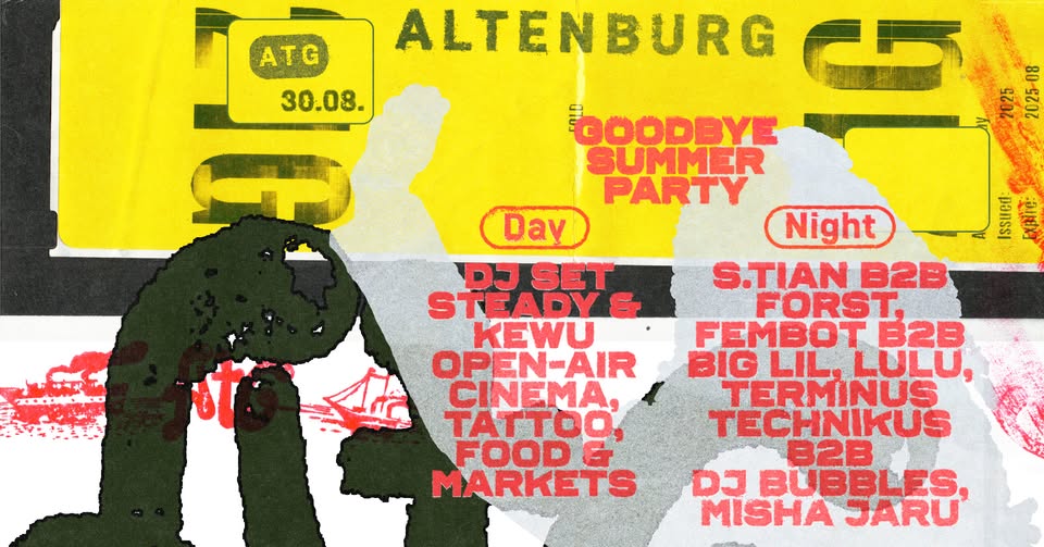 GOODBYE SUMMER PARTY: 3 Stages, DJs, live concert, cinema & pop-ups