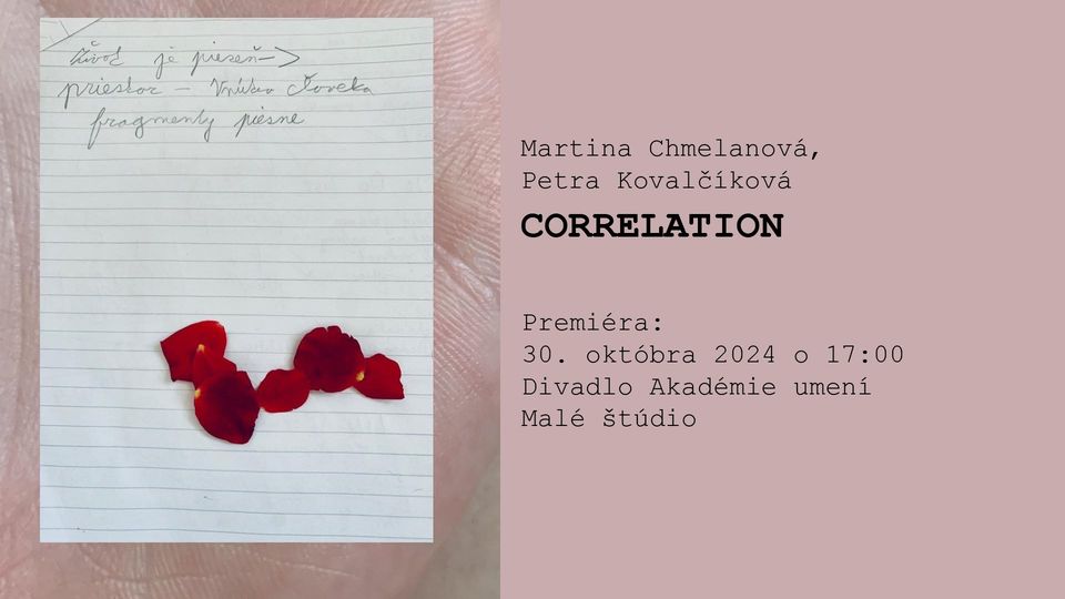 CORRELATION - Premiéra