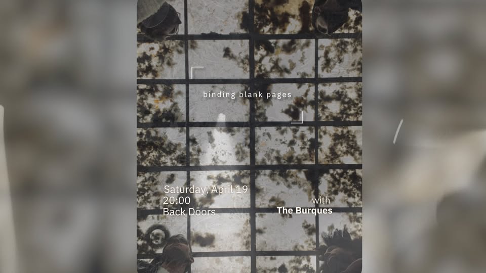 binding blank pages Live | support: The Burques