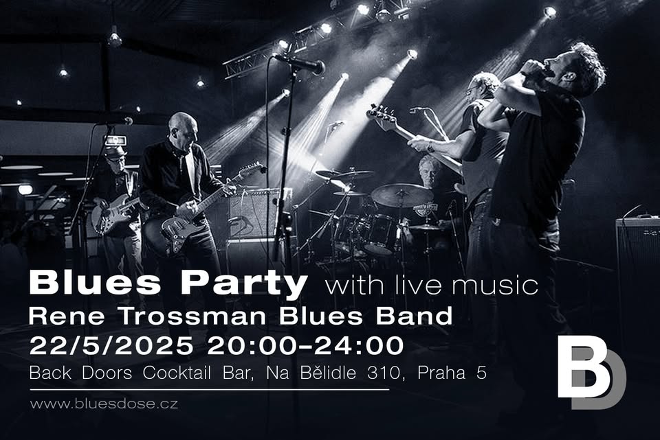 Blues Party with live music / concert with Rene Trossman Blues Quartet