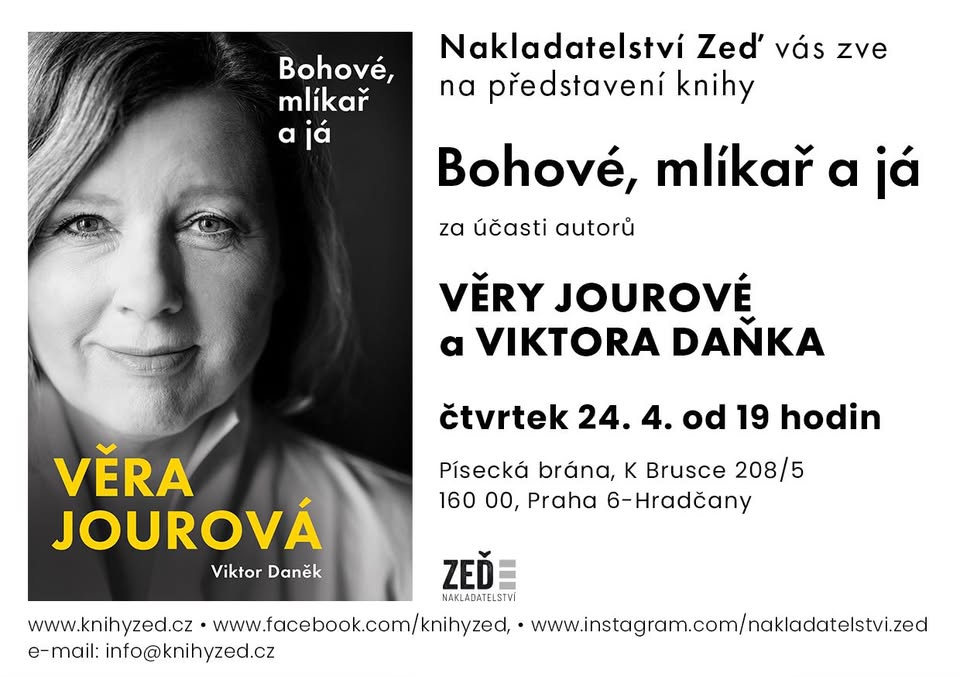 Křest knihy Bohové, mlíkař a já