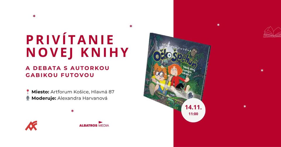 Privítanie knihy Očko špehúň 4