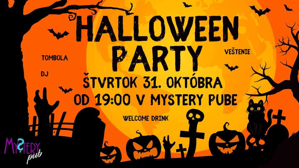 Mystery halloweenska párty