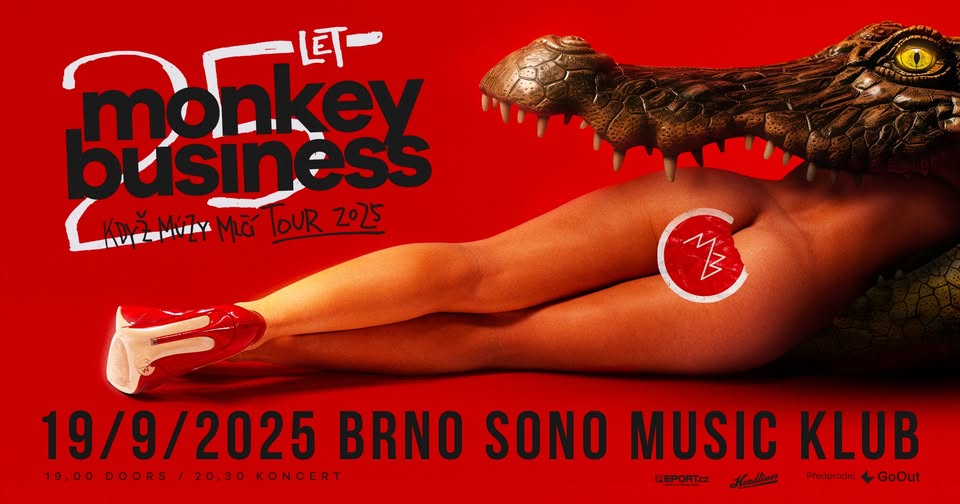Monkey Business - 25 let - Když múzy mlčí tour 2025 // 19.9.2025 // Brno - SONO Music Club