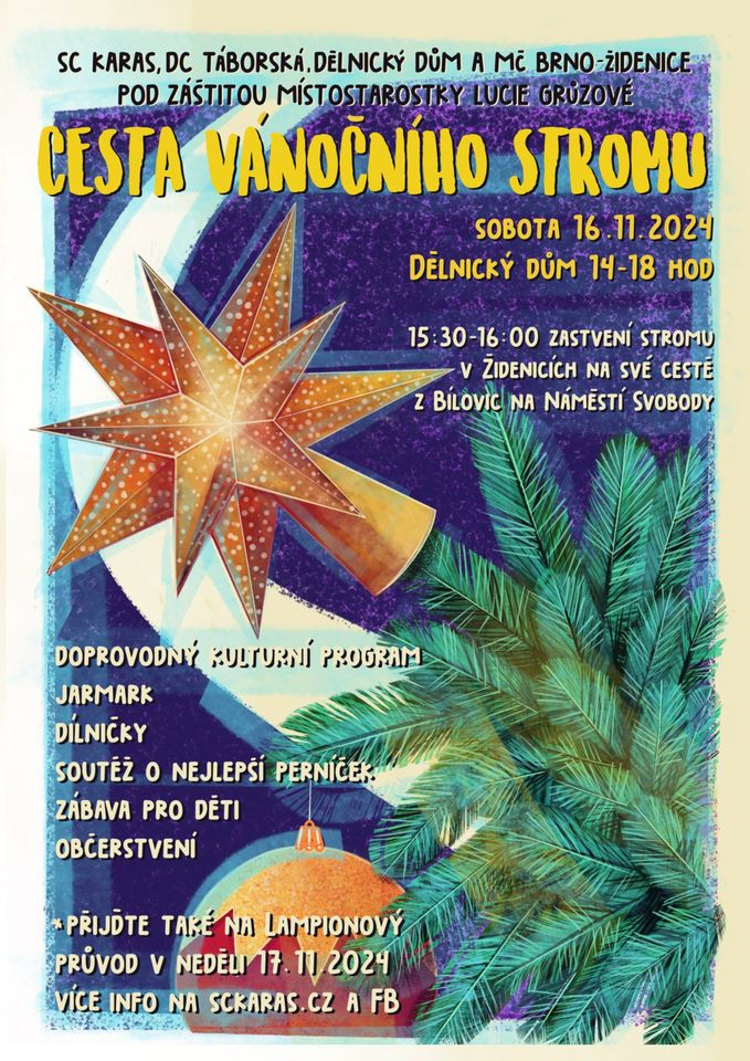 CESTA VÁNOČNÍHO STROMU V ŽIDENICÍCH