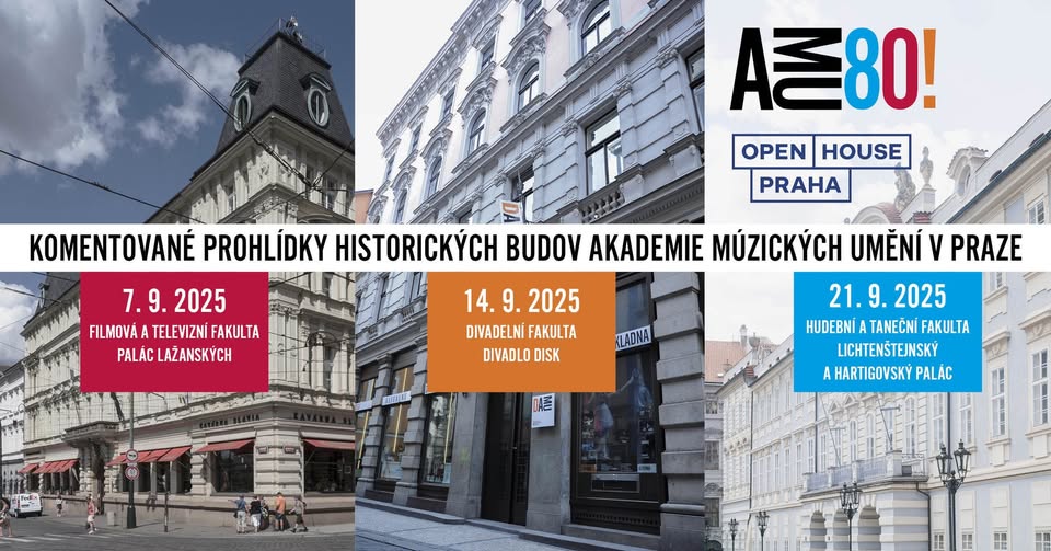 Komentované prohlídky historických budov Akademie múzických umění v Praze