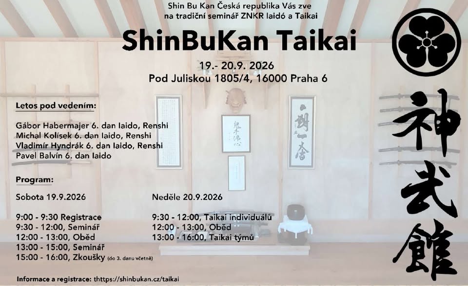 Shinbukan Taikai 2026 (+ Exams up to 3rd Dan)