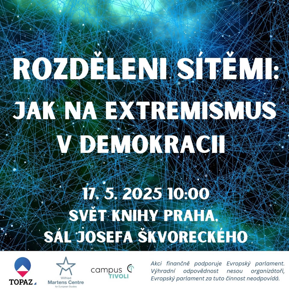 Rozdělení sítěmi: Jak na extremismus v demokracii - debata na Světu knihy