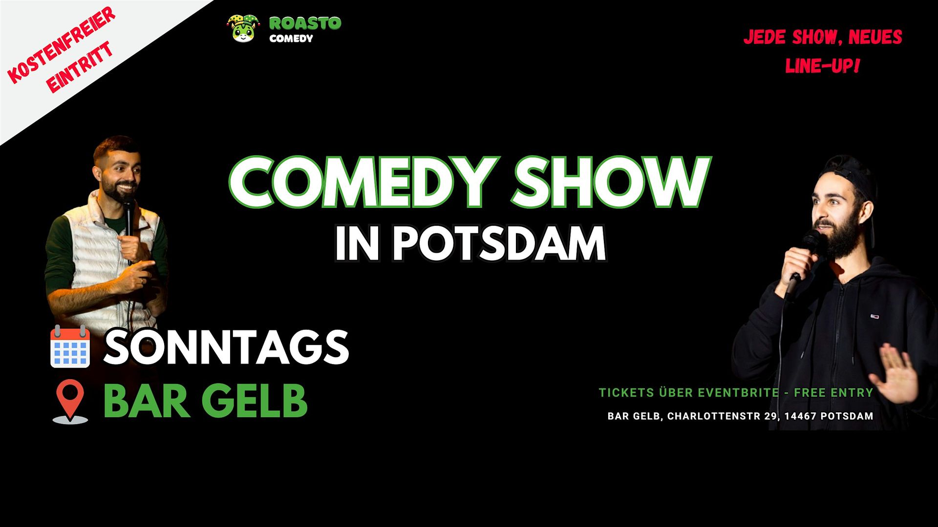ROASTO Comedy - Open Mic