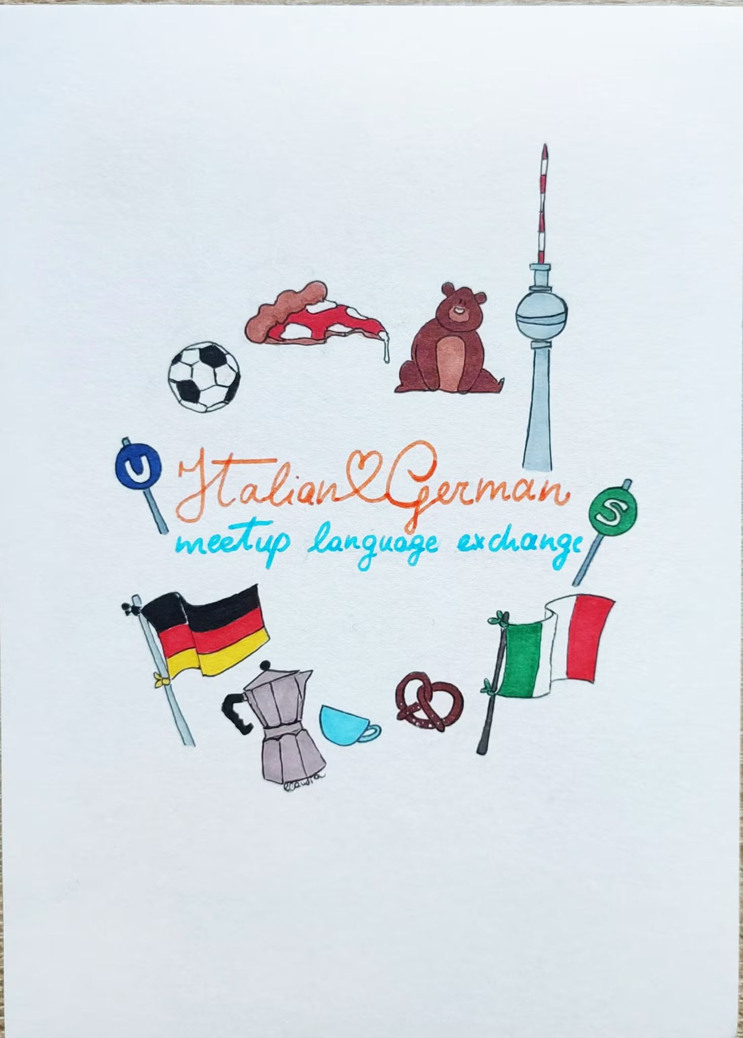 Language exchange Italian/German at The Castle