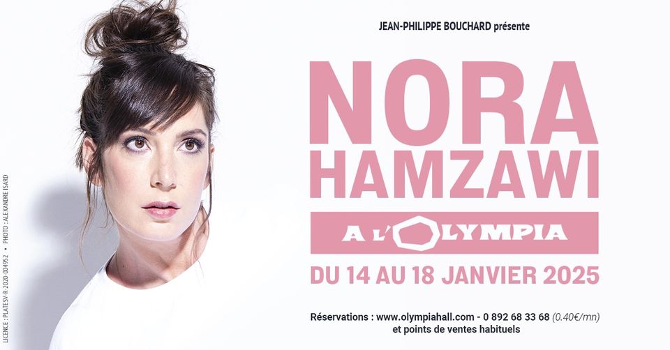 Nora Hamzawi à L’Olympia