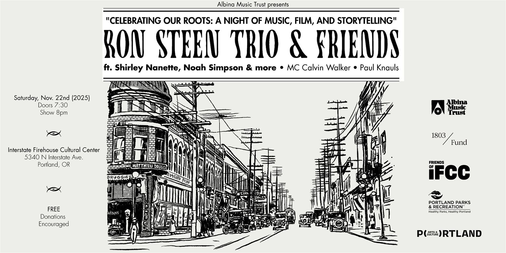 "Celebrating Our Roots" ft. Ron Steen & Friends