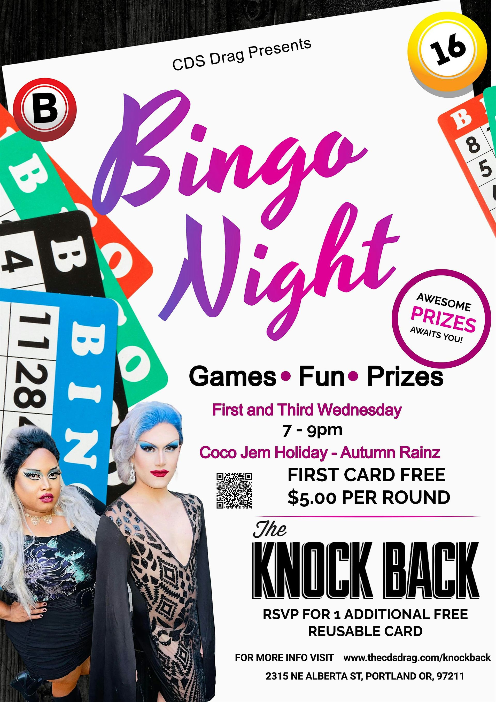 Drag Queen Bingo @ The Knock Back