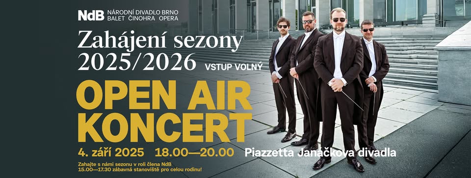 Open-air koncert k zahájení sezony 2025/2026