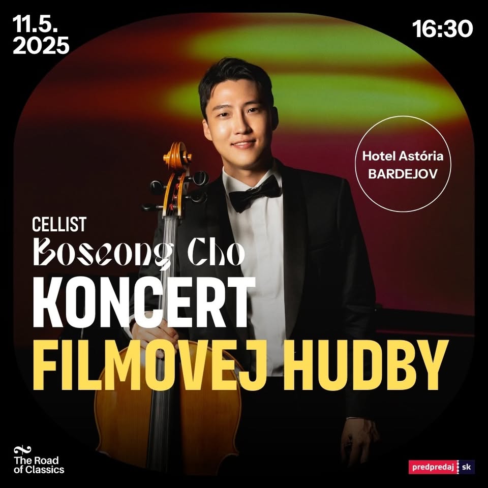 BOSEONG CHO: KONCERT FILMOVEJ HUDBY | BARDEJOV