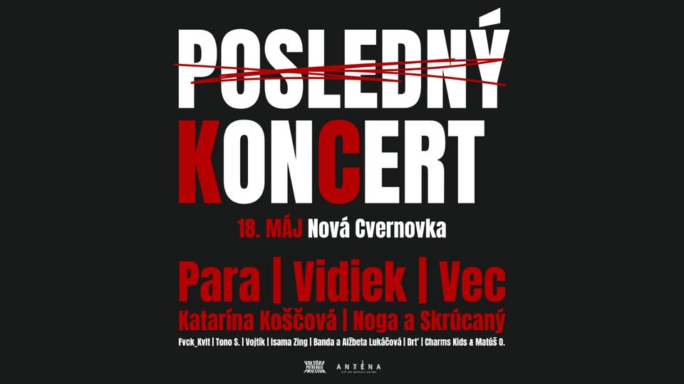 Posledný koncert pre kultúrne centrá