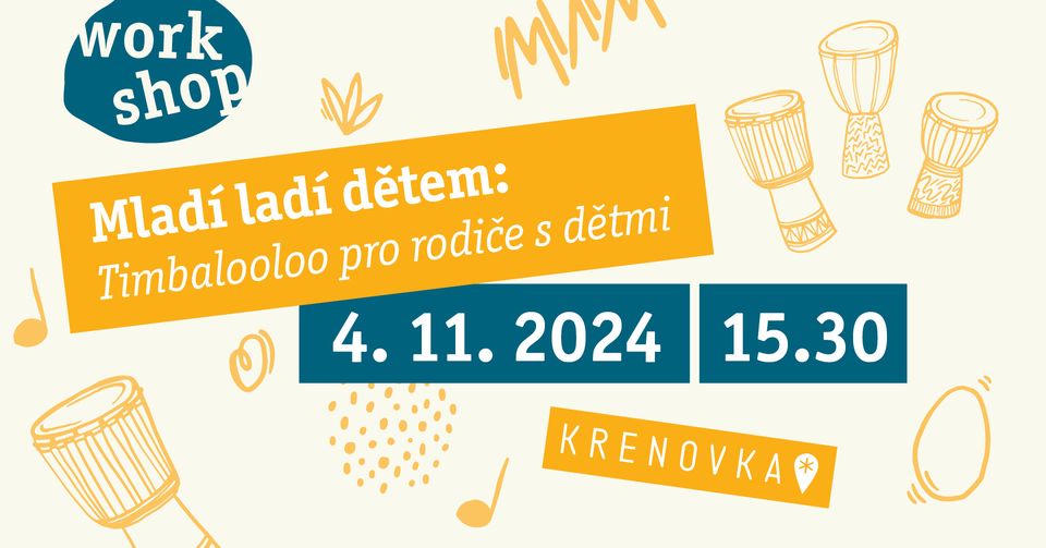 Mladí ladí dětem: Timbalooloo pro rodiče s dětmi (1. lekce)