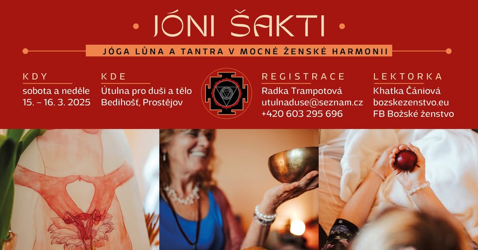 JÓNI ŠAKTI - JÓGA LŮNA A TANTRA V MOCNÉ ŽENSKÉ HARMONII