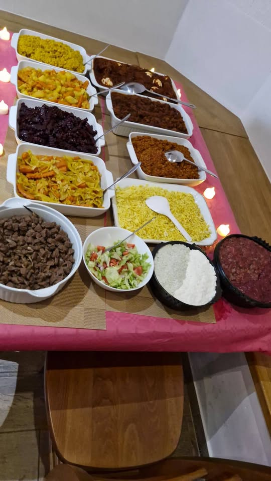 Father's day with Ethiopian dishs