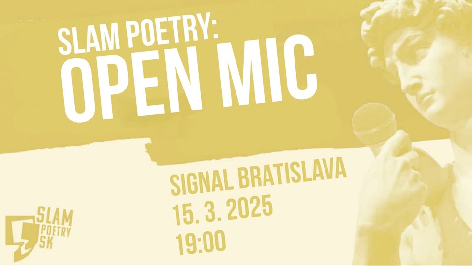 SLAM POETRY: Open mic | Bratislava