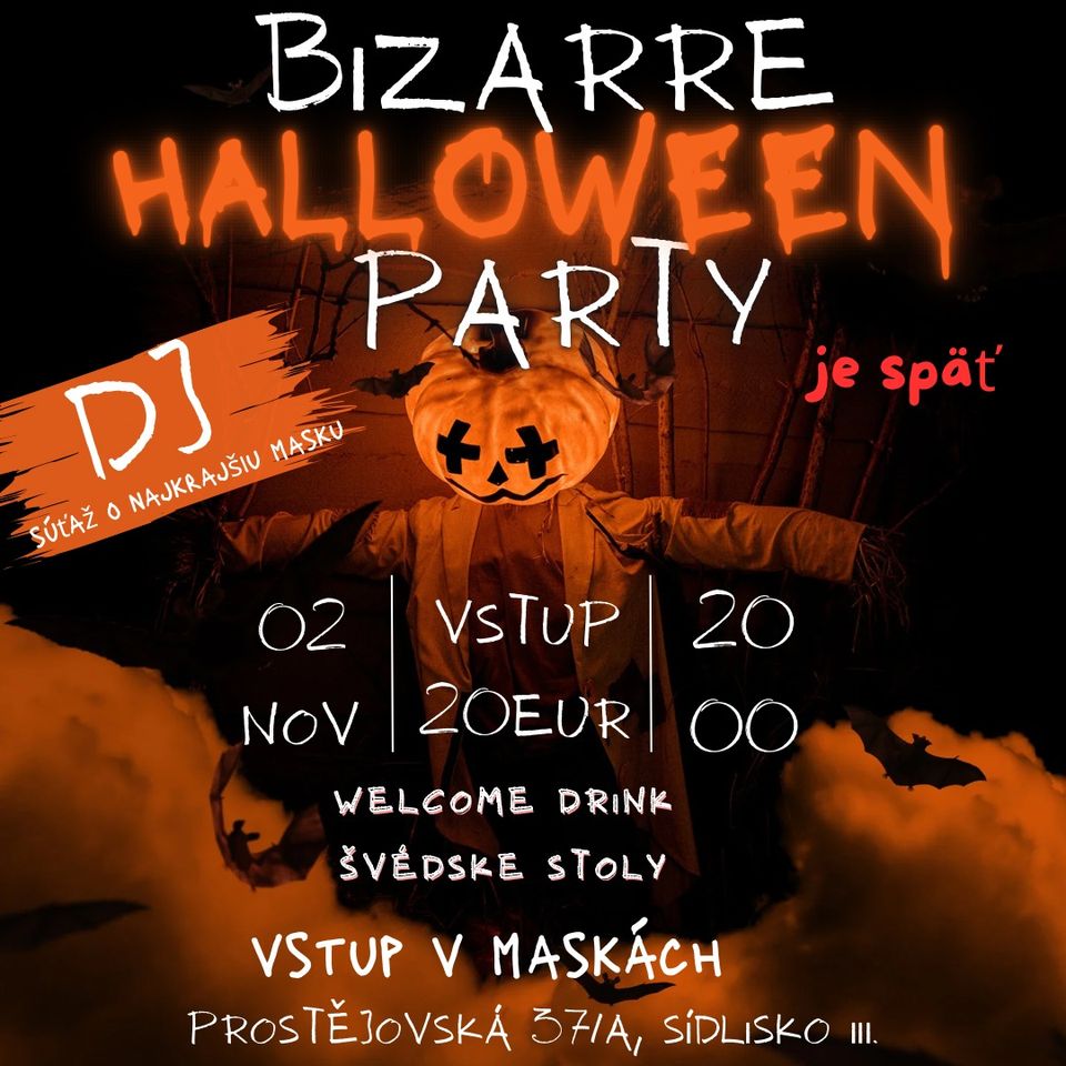 Halloween Bizarre Party je späť