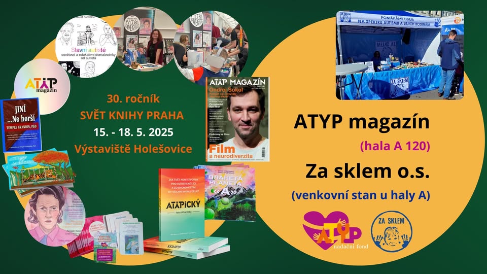 ATYP magazín a Za sklem o.s. na Světu knihy Praha