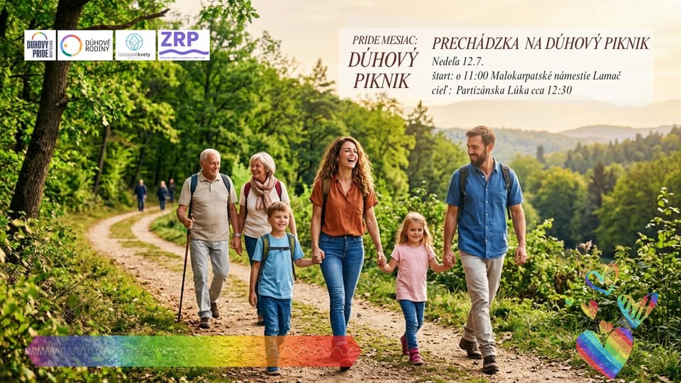 PRIDE MESIAC: PRECHÁDZKA NA DÚHOVÝ PIKNIK