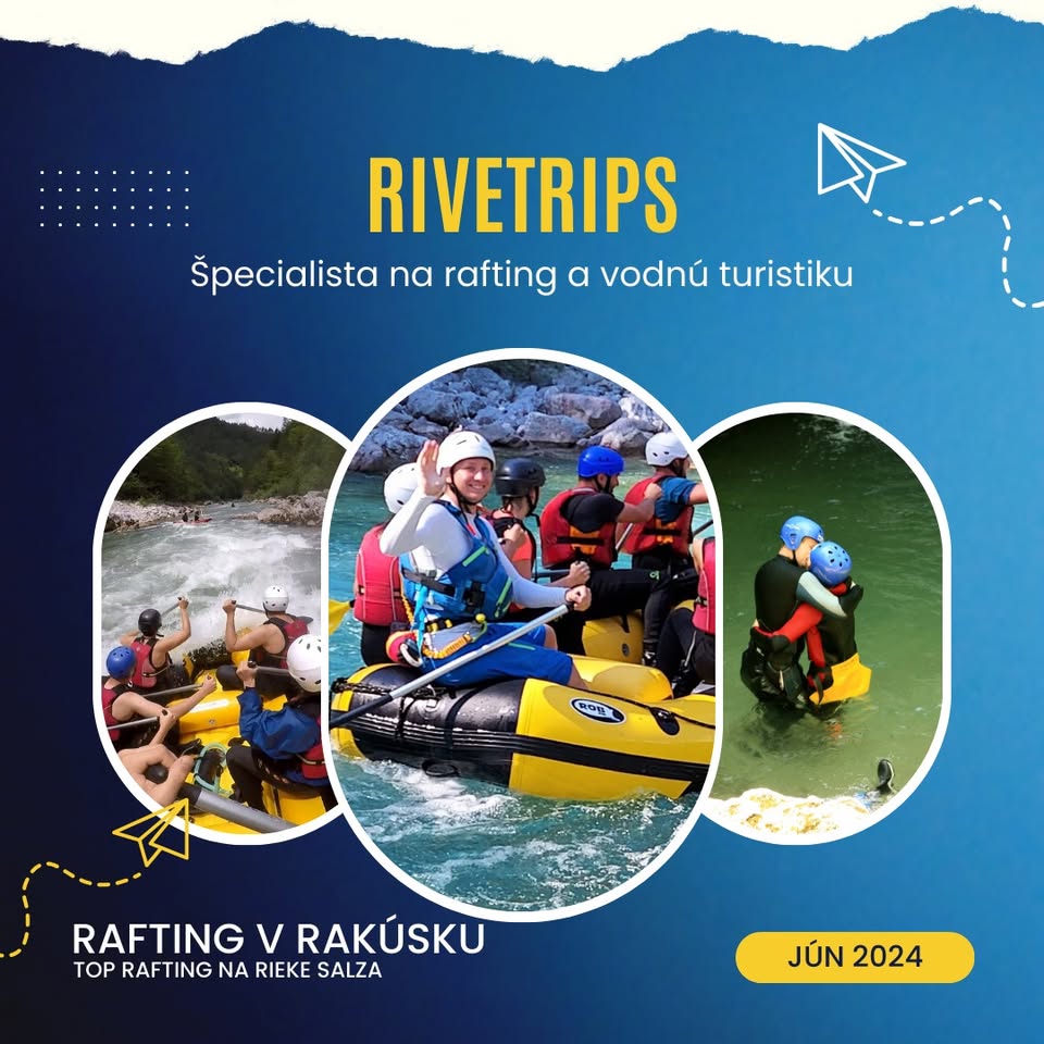 Rafting v Rakúsku na rieke Salza.