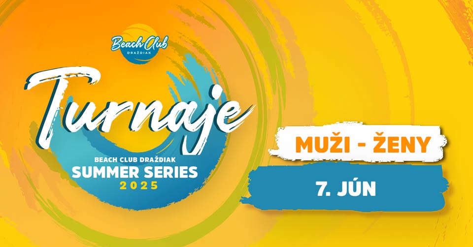 Beach Club Draždiak Summer Series 2024/25 - jún muži/ženy