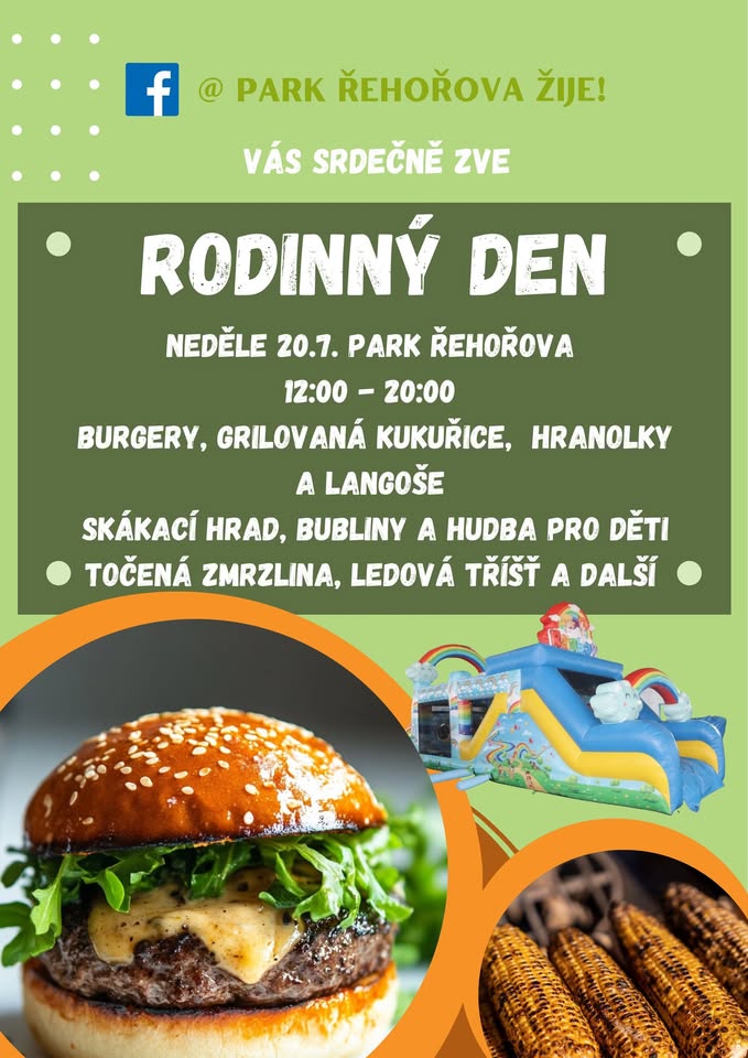 Rodinný den v parku Řehořova